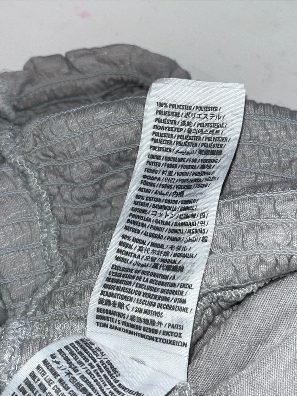 Abercrombie and Fitch Smocked Strapless Maxi Dress in Light Gray small  women’s